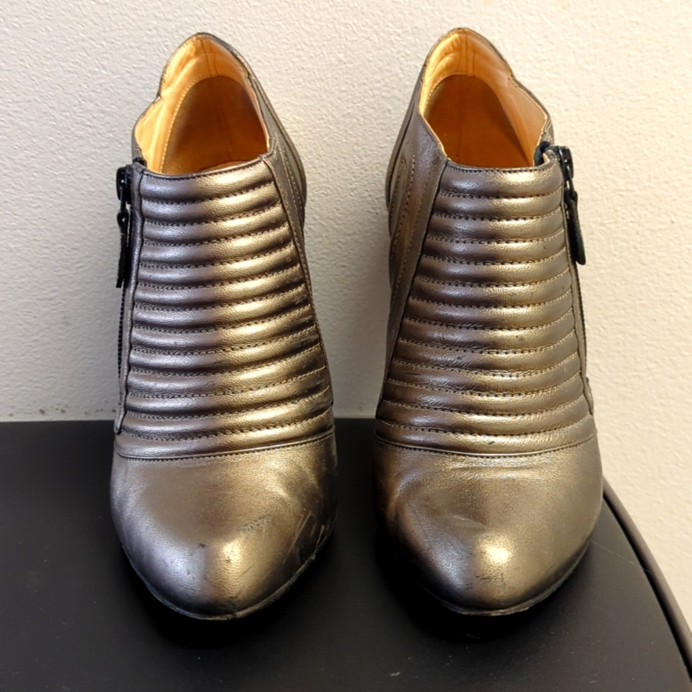 CL gold booties
